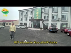 Keamanan PUTANKA kawat untuk menghalangi kemajuan tank