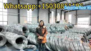 Kawat Silet Concertina Terdiri dari Kawat Bagian Dalam dan Silet