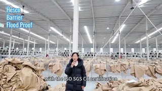 Hesco Menghalangi Perlindungan Banjir Pertahanan Yang Kuat