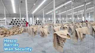 Solusi Keamanan Dinding Penghalang Hesco Galvanis Berat