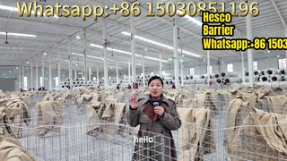 Panel Mesh Dilas Produksi Penghalang Hesco