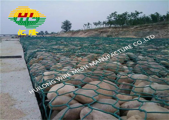Galfan Coated Gabion Box Wire Mesh River Protection 60*80mm