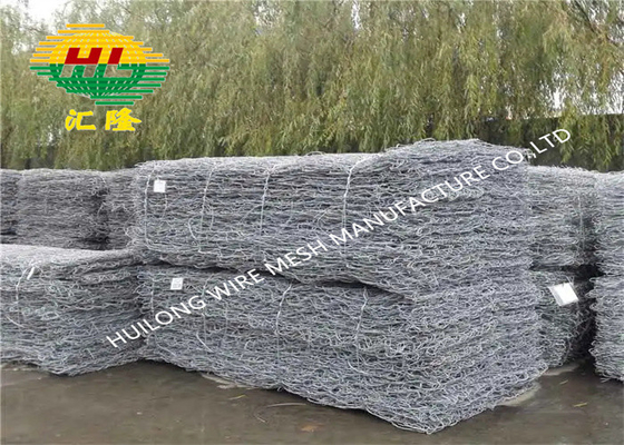 Galfan Coated Gabion Box Wire Mesh River Protection 60*80mm