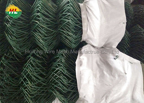3mm Cyclone Wire Mesh Fencing , 25mtr Diamond Chain Link Fencing