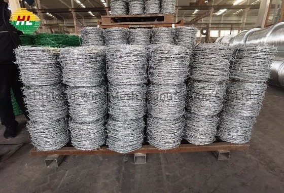 3'' Spacing Galvanized Barbed Wire For Farm Fencing Applicated