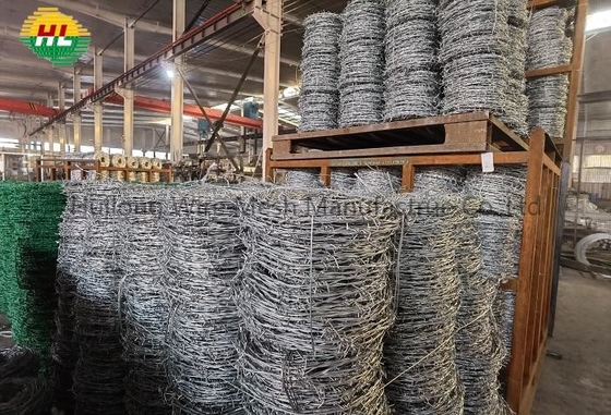 3'' Spacing Galvanized Barbed Wire For Farm Fencing Applicated