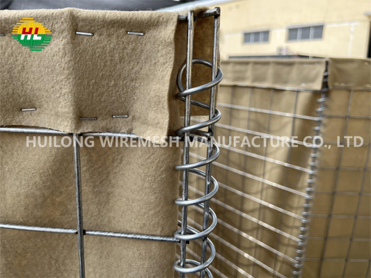 Assembled Security 6mm Bastion Hesco Defensive Sand Filled Wall