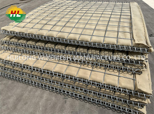 Galfan Coated Sand Filled Bastion Hesco Welded Retaining Wall