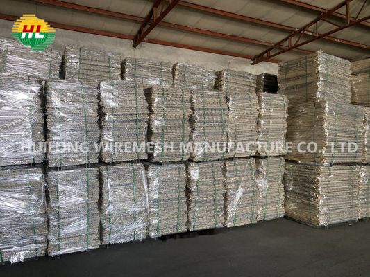 Hambatan Banjir Hesco Galvanis Berat 75x75mm Dinding Pertahanan